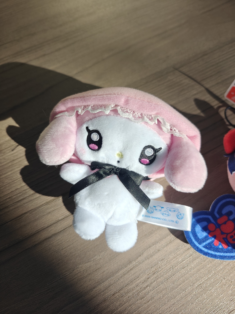 Sanrio My Melody Plush Keychain - Pink & White Cute Bunny